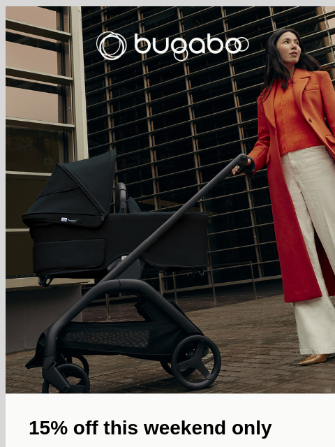 bugaboo newsletter: Weekend savings start now