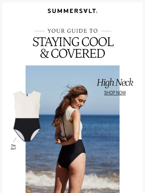 summersalt newsletter: Two Words: Cool & Covered