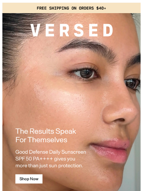 versedskin newsletter: The Results Are In