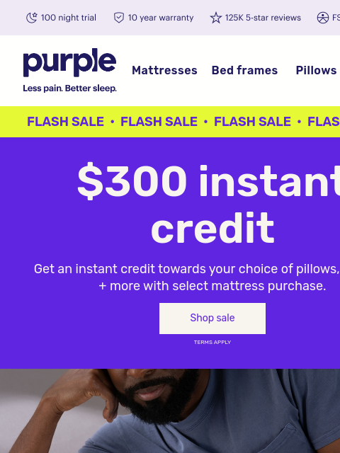 purple newsletter: FLASH SALE IS ON