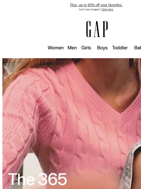 gap newsletter: Long. Denim. Shorts.