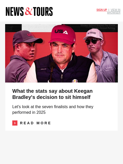 golfdigest newsletter: This PGA Tour course is temporarily closing