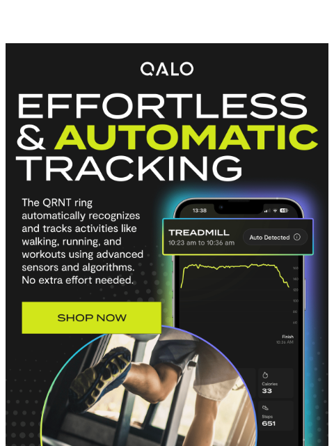 qalo newsletter: Exercise effort-free