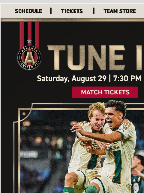 atlutd newsletter: It's Matchday | TONIGHT 7:30 pm