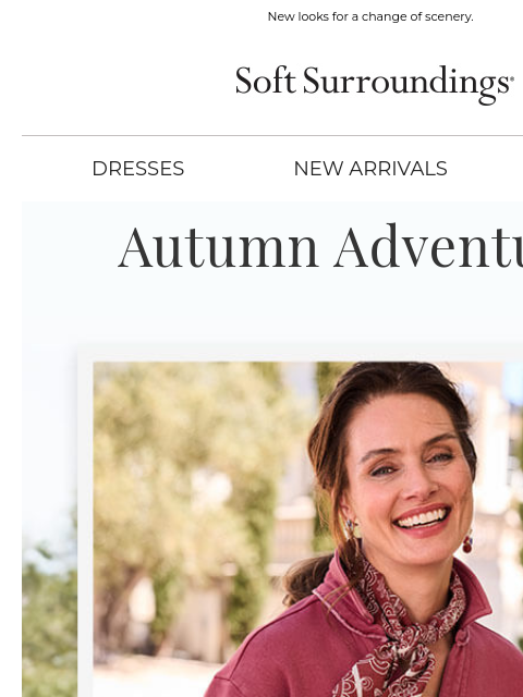 softsurroundings newsletter: Packed with Style