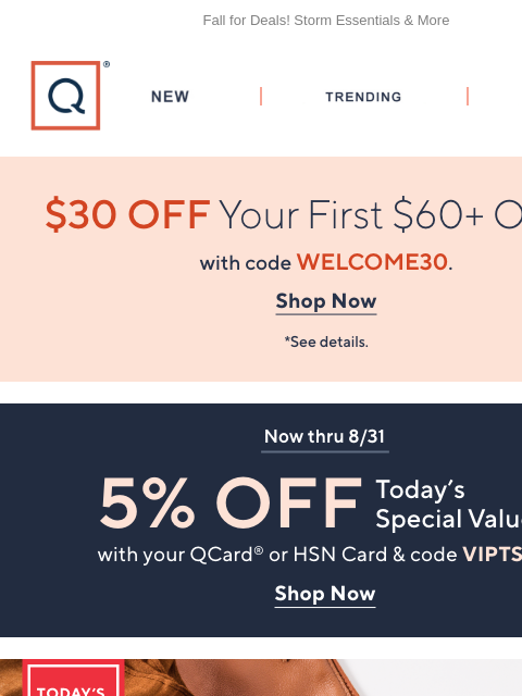 qvcemail newsletter: Charge Into the Season with Limitless + Get $30 Of...