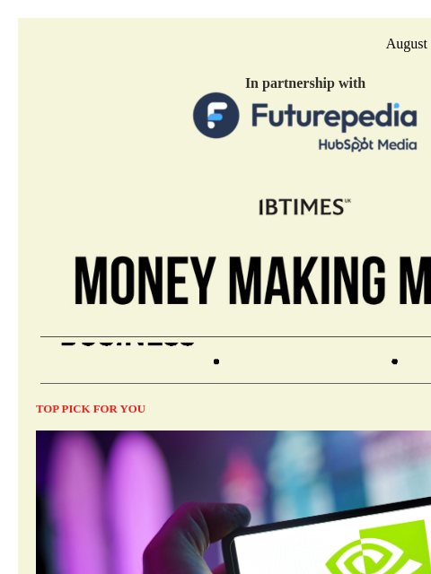 beehiiv newsletter: Nvidia's AI Boom Is Making Billions—Could You Prof...
