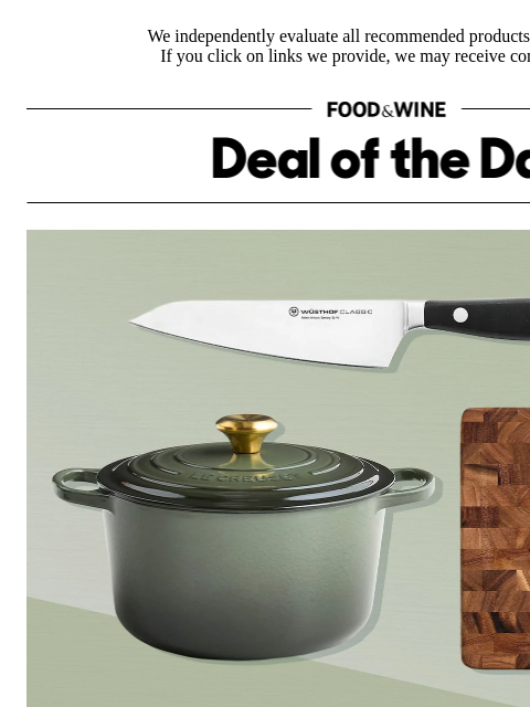 foodandwine newsletter: Take Up to 60% Off Kitchen Favorites At This Early...