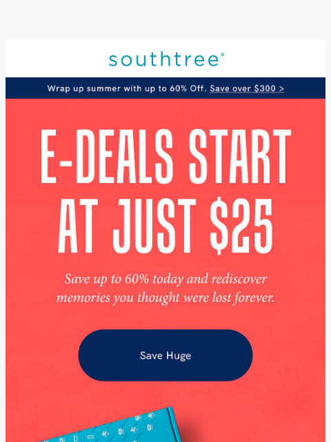 southtree newsletter: PRICE DROP ALERT! Up to 60% off on NOW