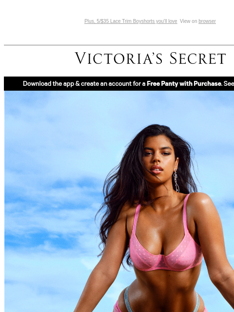 victoriassecret newsletter: Take a Joyride in NEW Bras & Lingerie