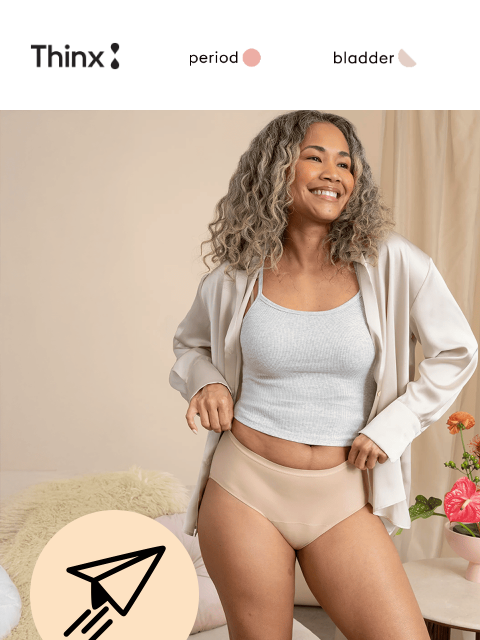 shethinx newsletter: Free shipping over $125