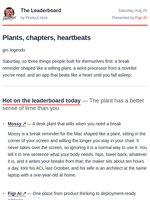 producthunt newsletter: [ACTION REQUIRED] We're testing whether you'll ope...