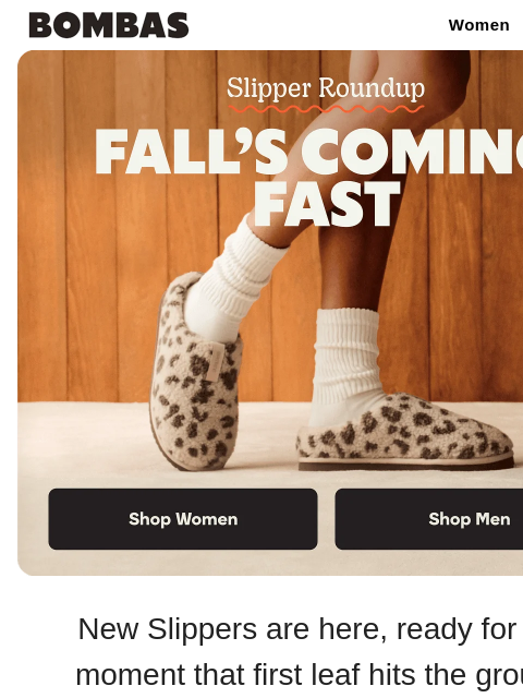 bombas newsletter: A Lil' Guide to New Fall Slippers