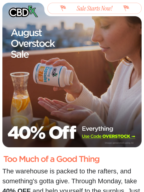 cbdfx newsletter: Want 40% OFF CBD & THC faves?