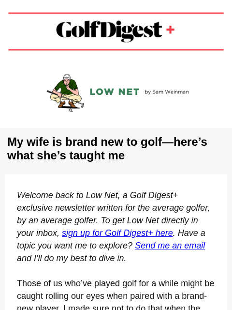 My wife is brand new to golf—here's what she's taught me ‌ ‌ ‌ ‌ ‌ ‌ ‌ ‌ ‌ ‌ ‌ ‌ ‌ ‌ ‌ ‌ ‌ ‌ ‌ ‌ ‌ ‌ ‌ ‌ ‌ ‌ ‌ ‌ ‌ ‌ ‌ ‌ ‌ ‌ ‌ ‌ ‌ ‌ ‌ ‌ ‌ ‌ ‌ ‌ ‌ ‌ ‌ ‌ ‌ ‌ ‌ ‌ ‌ ‌ ‌ ‌ ‌ ‌ ‌ ‌ ‌ ‌ ‌ ‌ ‌ ‌ ‌ ‌