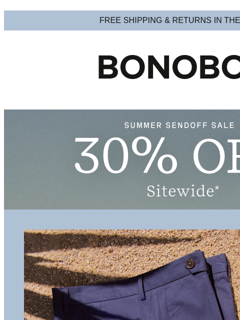 bonobos newsletter: Up to 70% Off Pants & Jeans