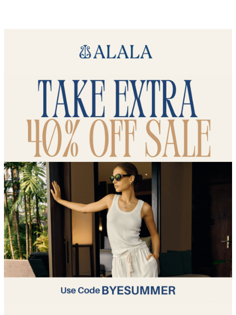alalastyle newsletter: Save Up to 60% At our Labor Day Sale