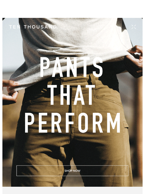 tenthousand newsletter: Refresh Your Pants Rotation