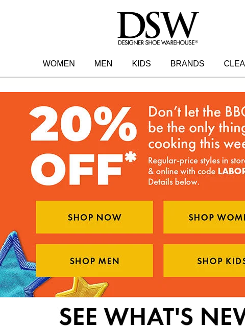 dsw newsletter: Plans for LDW: Shopping so-you styles.