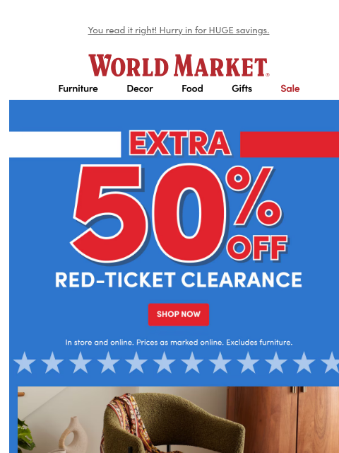 emailworldmarket newsletter: 🚨🚨🚨50% OFF CLEARANCE 🚨🚨🚨