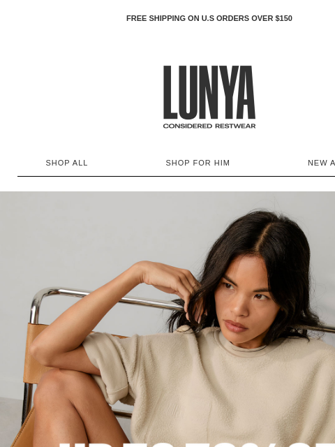 lunya newsletter: MOVING FAST (LIKE, REALLY FAST)