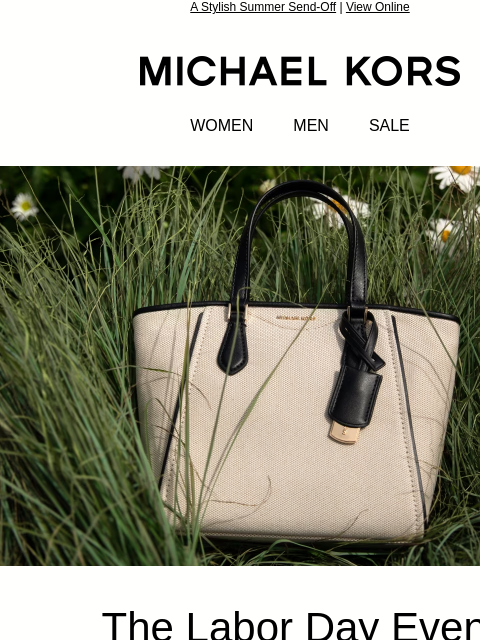 michaelkorsmail newsletter: Totes (And So Much More!) Are Up To 70% Off
