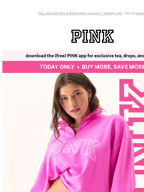 vspink newsletter: Today Only: $25 Sweats If You Buy 3