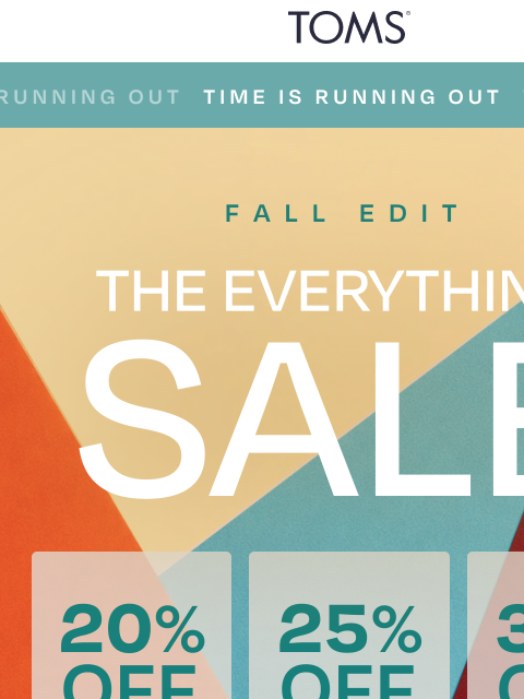 toms newsletter: ⌚ Almost Out of Time (and Excuses)