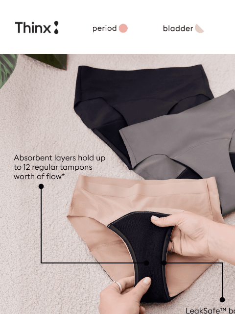 shethinx newsletter: 👀 How do period undies work?