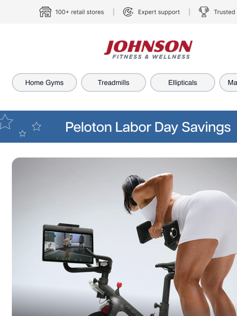 johnsonfit newsletter: Save Up to $1,150 on Peloton