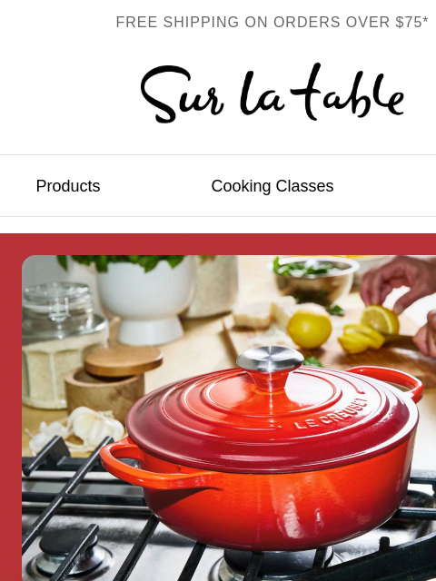 surlatable newsletter: Le Creuset Labor Day deals up to 40% off.