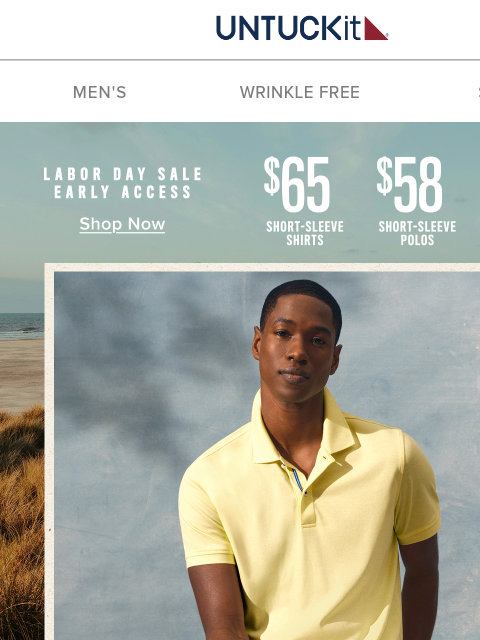 untuckit newsletter: $58 Polos on Sale Is Ending Soon!