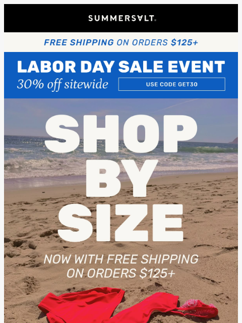 summersalt newsletter: Your Size Is On Sale!