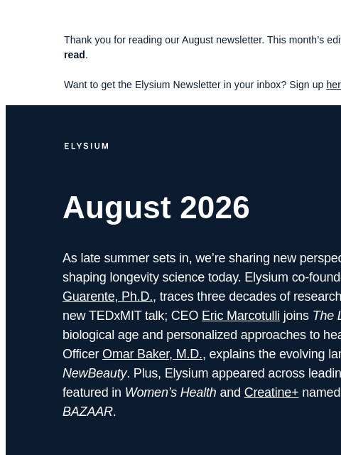 elysiumhealth newsletter: What’s really happening with peptides?