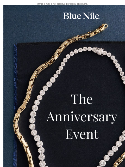 bluenile newsletter: The Anniversary Event: Must-See Necklaces