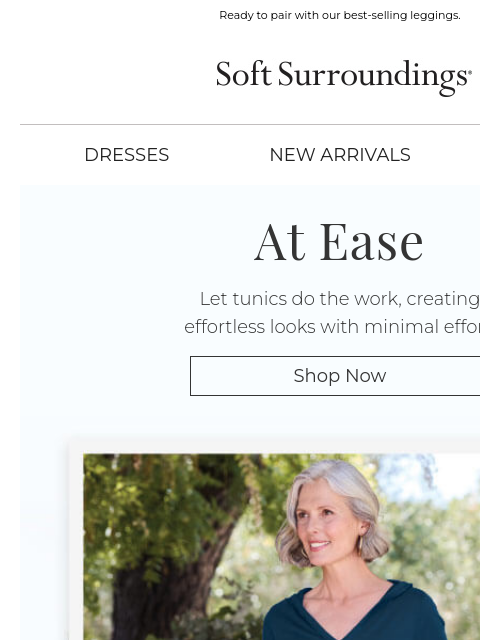 softsurroundings newsletter: Go-To Tunics