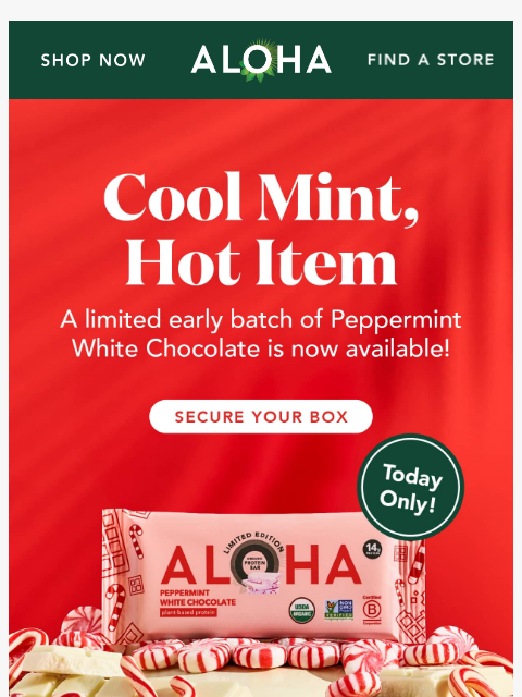 aloha newsletter: Limited batch flash sale!