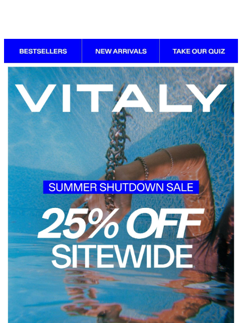 vitalydesign newsletter: STOP SCROLLING - 25% OFF