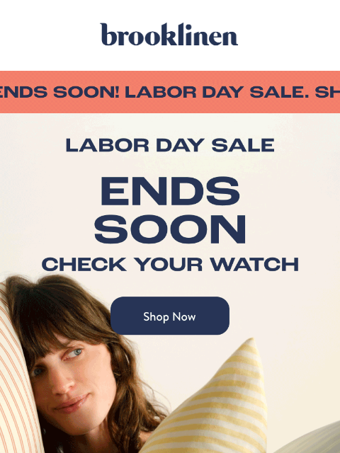 brooklinen newsletter: Up to 50% off bundles ENDS SOON