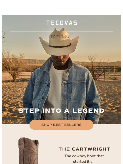 tecovas newsletter: Get to know the boots we’re known for