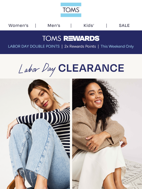 toms newsletter: Turn Up the Dressy Dial for Less than $50