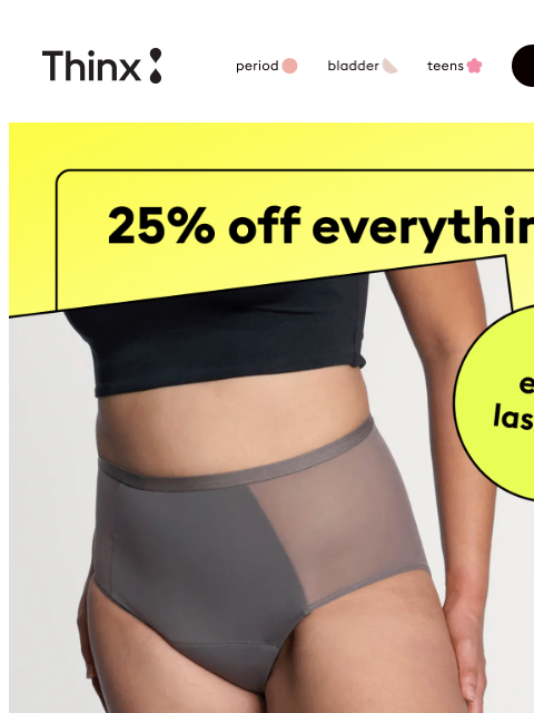 shethinx newsletter: 📢 Last call’s on extra sale