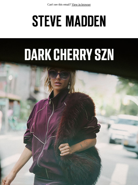 stevemadden newsletter: Fall’s Hottest Color Palette