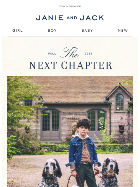 janieandjack newsletter: New arrivals to fall for...