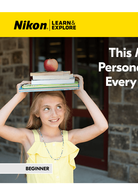 nikon newsletter: LEARN how to capture first days & furry friends