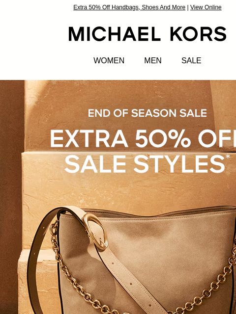 michaelkorsmail newsletter: This Sale Is Too Good To Pass Up