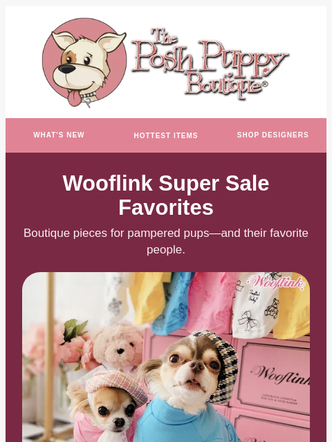 poshpuppyboutique newsletter: Limited Stock: Super Sale Items Ready to Ship