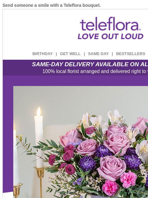 teleflora newsletter: Surprise Your People 😍 Enjoy $10 Off