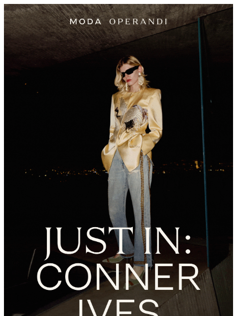 modaoperandi newsletter: The designer who’s meeting the moment