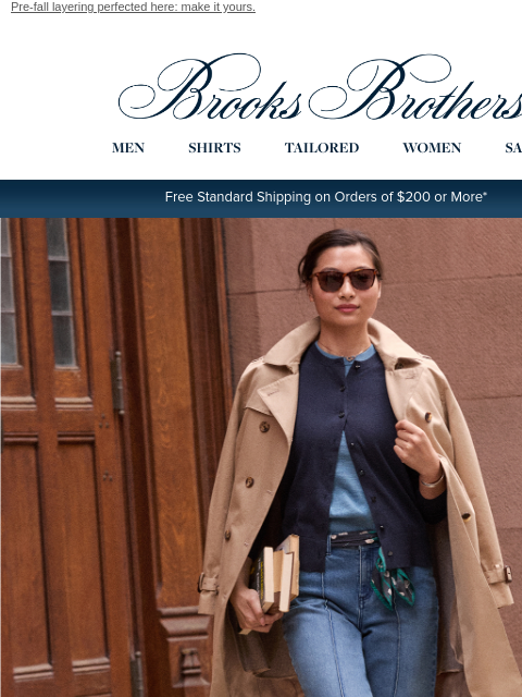 brooksbrothers newsletter: Meet Mia, a Stanford creator who lives in our swea...